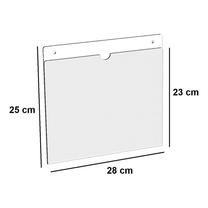 Porta Hojas Carta Horizontal O Vertical Acrílico 2mm