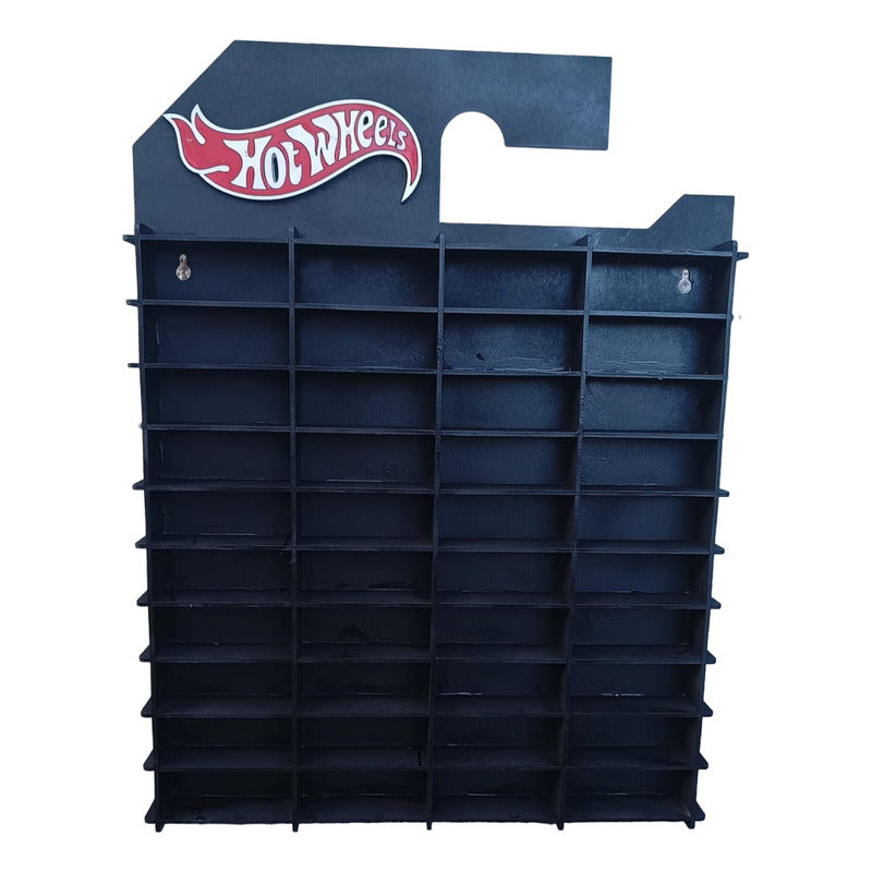 Exhibidor Hotwheels 40 Carros Mdf Pintado