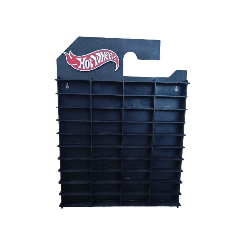 Exhibidor Hotwheels 40 Carros Mdf Pintado